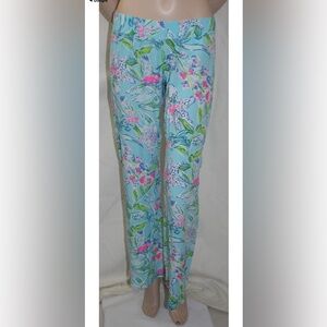 Lilly Pulitzer Bal Harbour Palazzo Cropped Pants Sway This Way #002139 | SZ: L